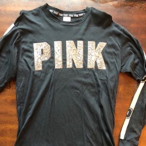 Pink bling long sleeve